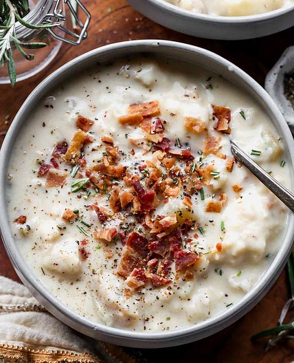Slow Cooker Rosemary-Potato Soup