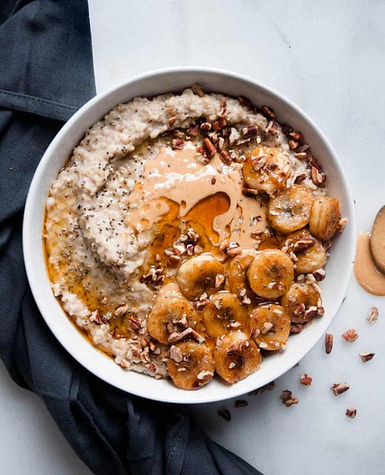 Creamy Whipped Banana Oatmeal