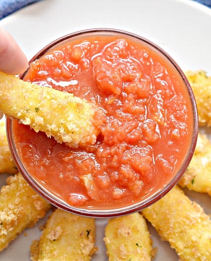 Air Fryer Keto Mozzarella Sticks