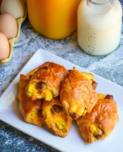Sausage Egg & Cheese Breakfast Crescent Rolls