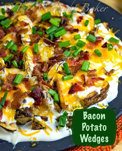 Bacon Cheese Potato Wedges