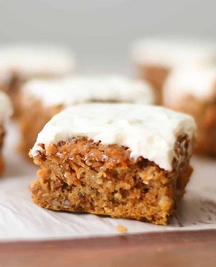 Eggless Carrot Walnut Cake