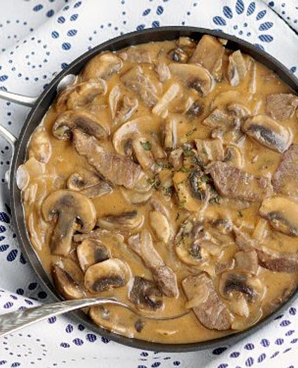 Traditional Beef Stroganoff
