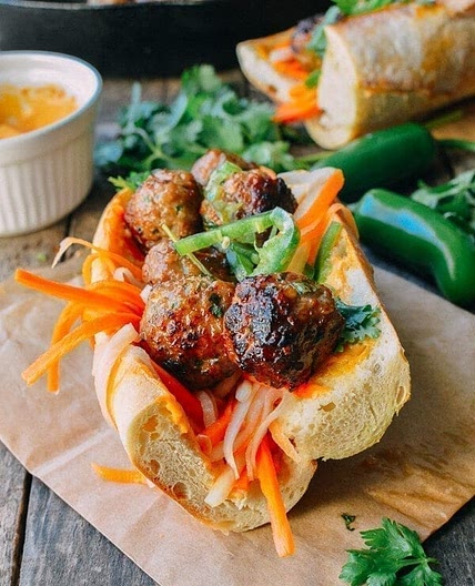 Meatball Banh Mi