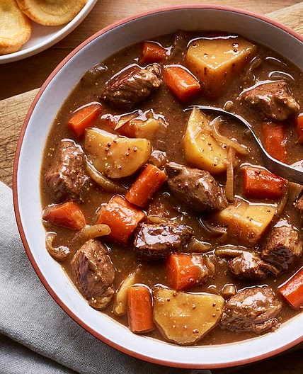 Slow cooker roast beef stew