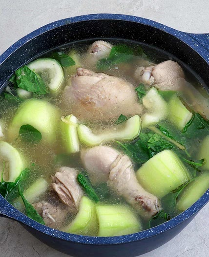 Tinolang Manok sa Upo