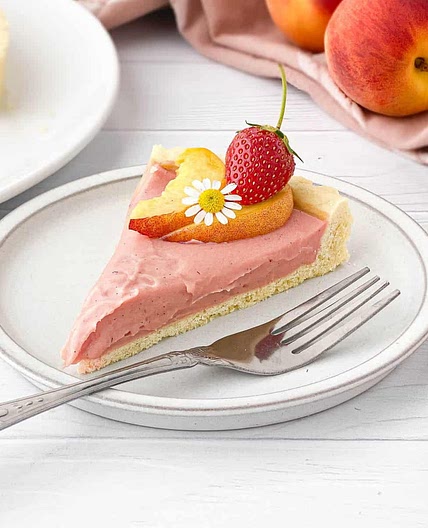Strawberry Peach Tart
