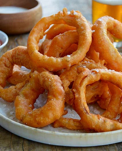 Beer-Battered Onion Rings