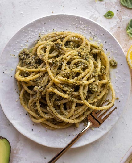 Avocado Pesto Pasta