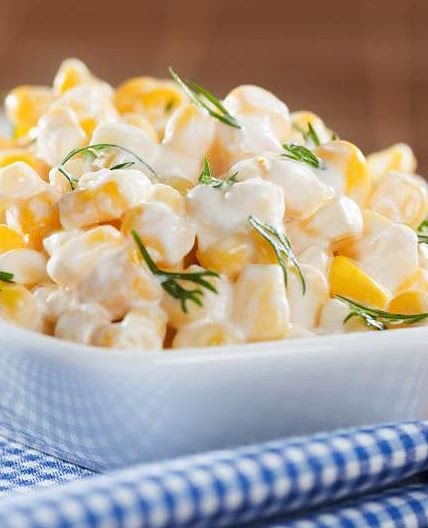 Receita de Salada de maionese com milho