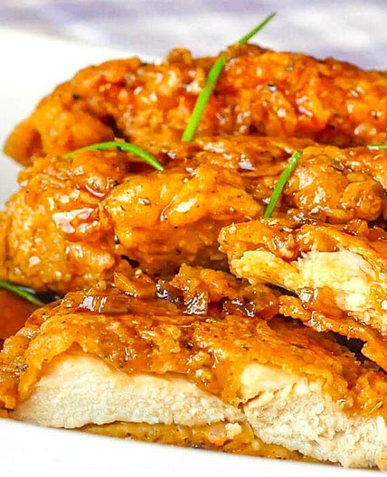 Double Crunch Honey Garlic Chicken Breasts