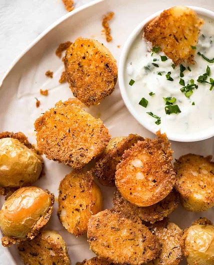 Crispy Roasted Parmesan Potatoes