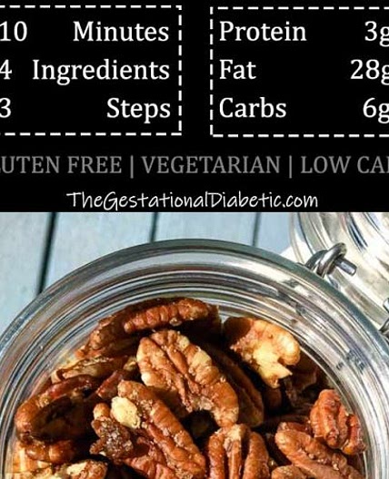 Stovetop Candied Pecans