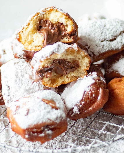Chocolate Beignets - New Orleans Style Filled Treats