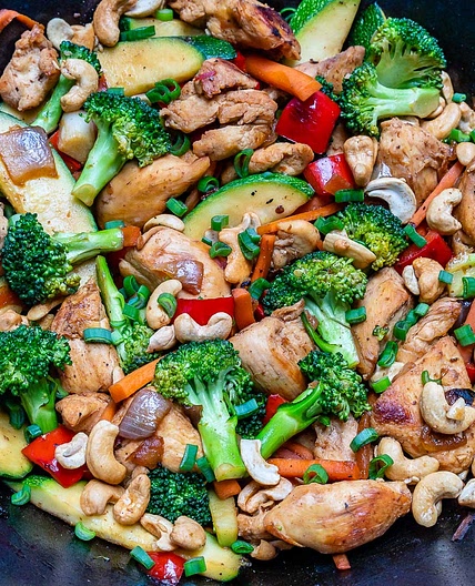 Cashew Chicken + Veggie Stir Fry
