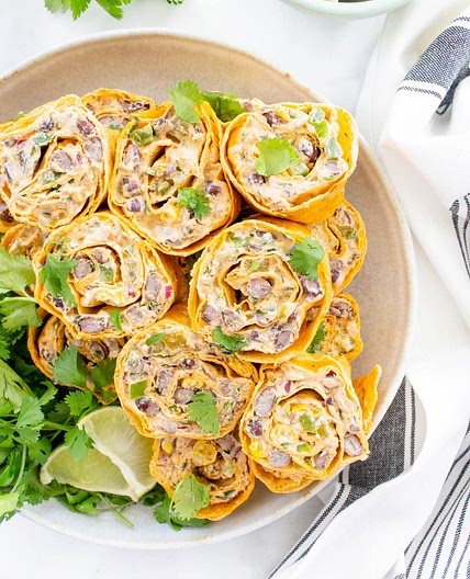 Simple Vegan Taco Pinwheels
