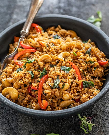 Instant Pot Thai Basil Fried Rice