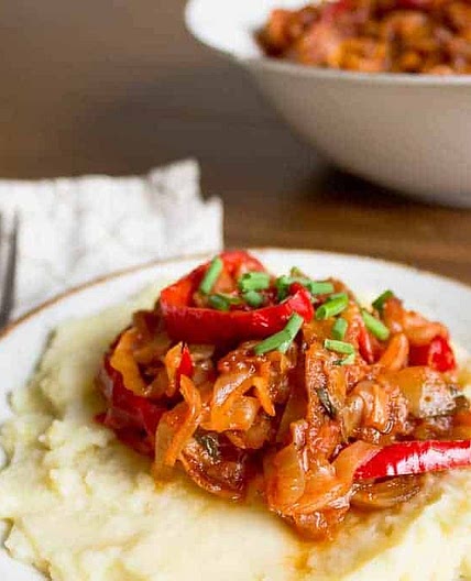 Sauteed cabbage with peppers, or the one dish to get right