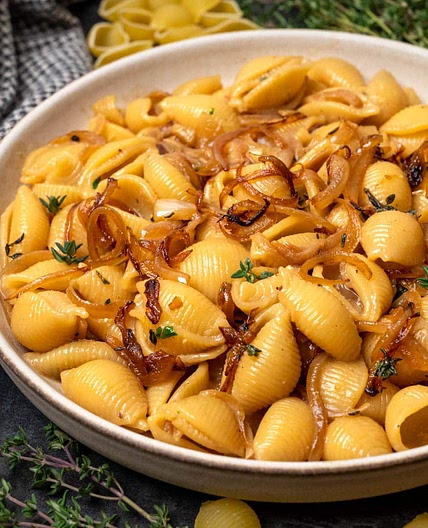 Vegan French Onion Pasta