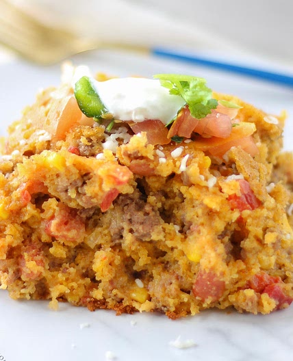 Cowboy Cornbread Casserole