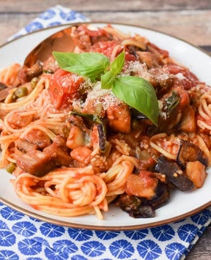 Low FODMAP pasta alla norma