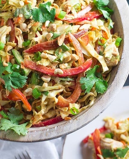 Low FODMAP Asian Chicken Salad
