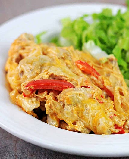 Chicken Fajita Casserole