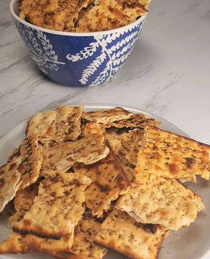 Air Fryer Passover Matzo Taco Chips