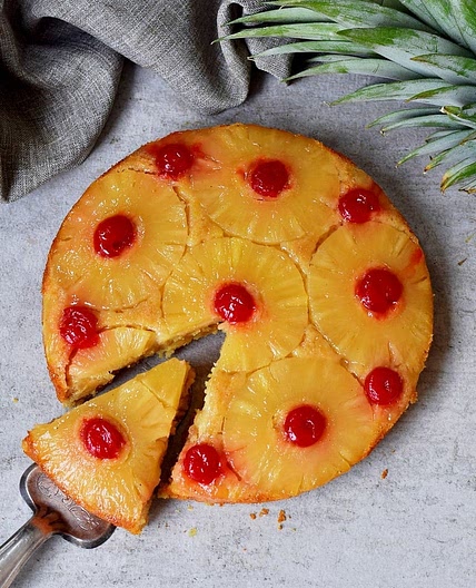 Vegan Pineapple Upside Down Cake