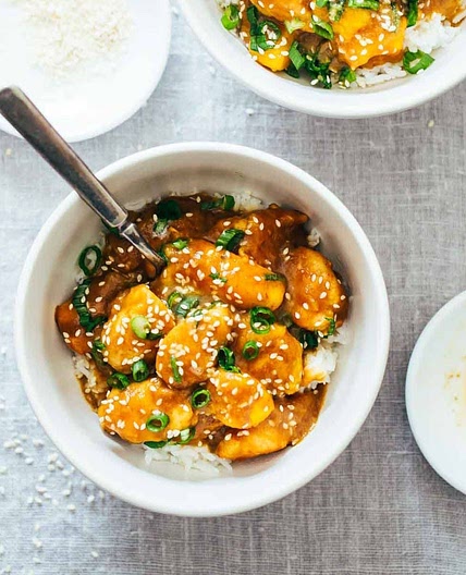 30-Minute Sesame Mango Chicken Teriyaki
