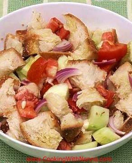 Cold Bread Salad - Cialledda