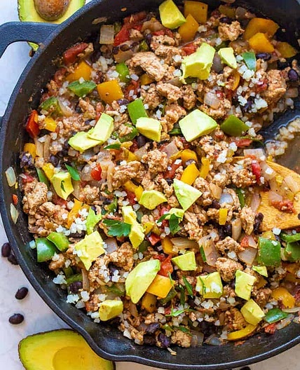 Turkey Taco Skillet