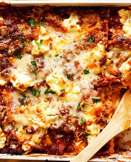 Lazy Lasagna with Ravioli