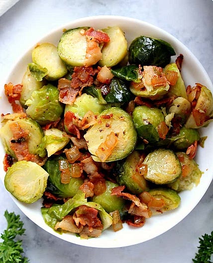 Instant Pot Bacon Brussels Sprouts recipe