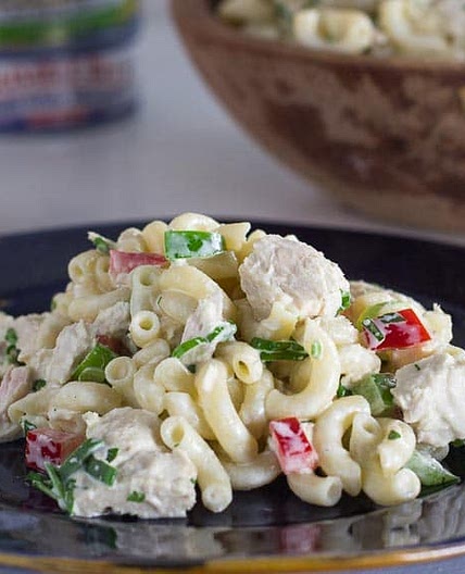 Low FODMAP Tuna Macaroni Salad