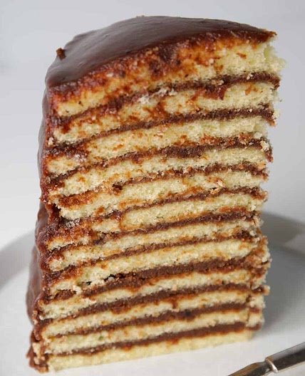 Lydia's 10-Layer Chocolate Cake