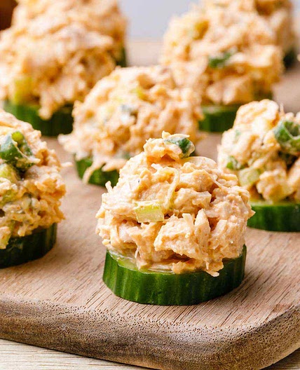 Life-changing Chicken Salad Bites (High Protein Snack)
