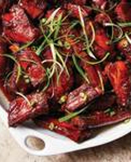 Pork Riblets Simmered in Caramel Sauce (Xu'o'n Kho)