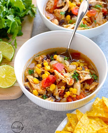 Chicken Tortilla Soup in the Instant Pot