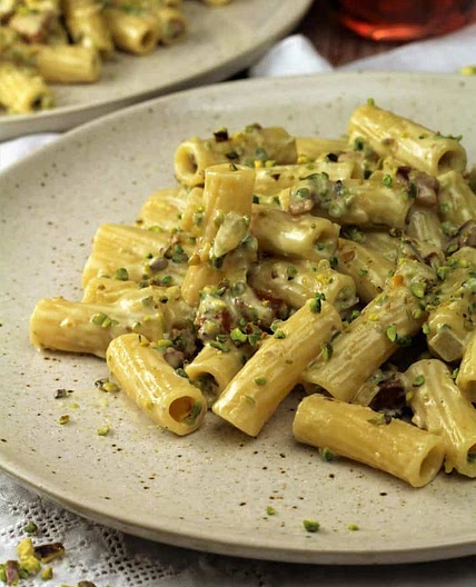 Sicilian Pasta with Creamy Pistachio Sauce