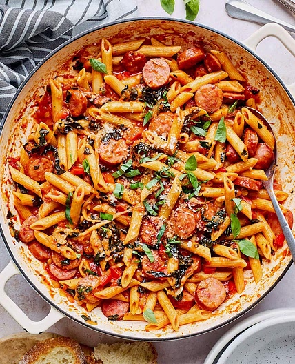 One Pot Sausage Pasta