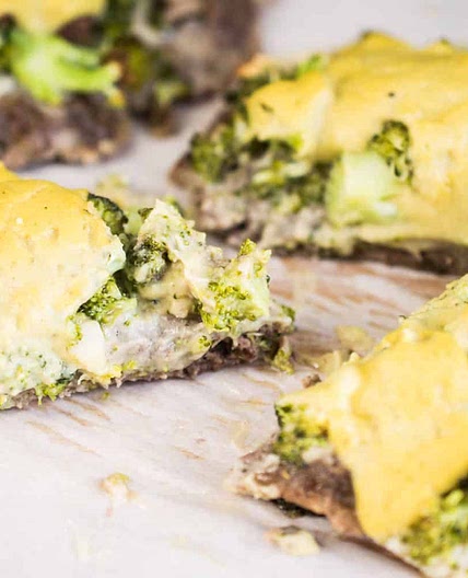 Cheesy Broccoli Meatza