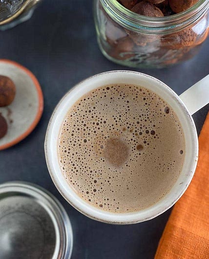Low FODMAP Hot Chocolate Truffle Bombs