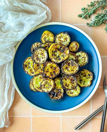 Easy Air Fryer Zucchini and Squash