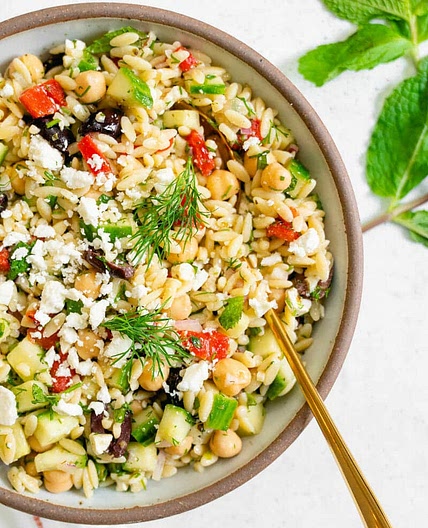 Greek Orzo Salad Recipe