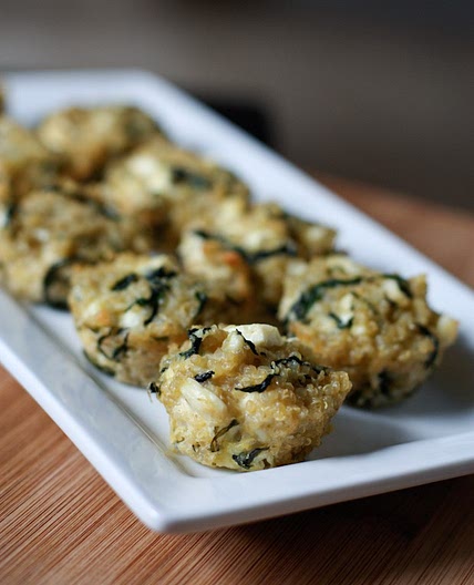 Spinach and Feta Quinoa Bites