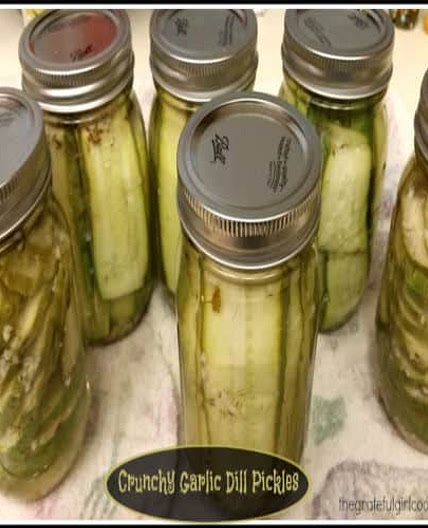 Crunchy Garlic Dill Pickles