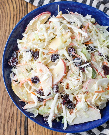 Cranberry Apple Coleslaw