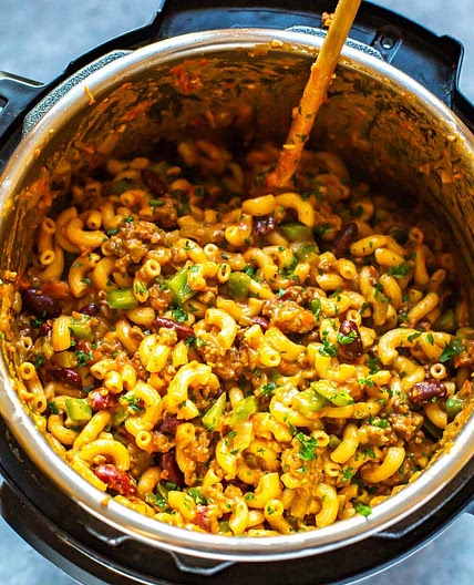 Instant Pot Chili Mac and Cheese