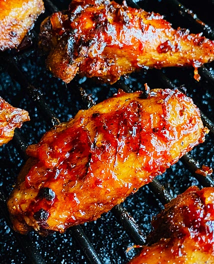 Pineapple Sriracha Chicken Wings